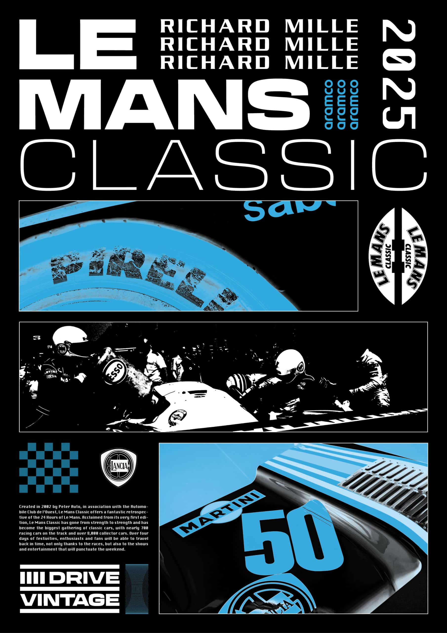 Events Poster Le Mans Classic 2025